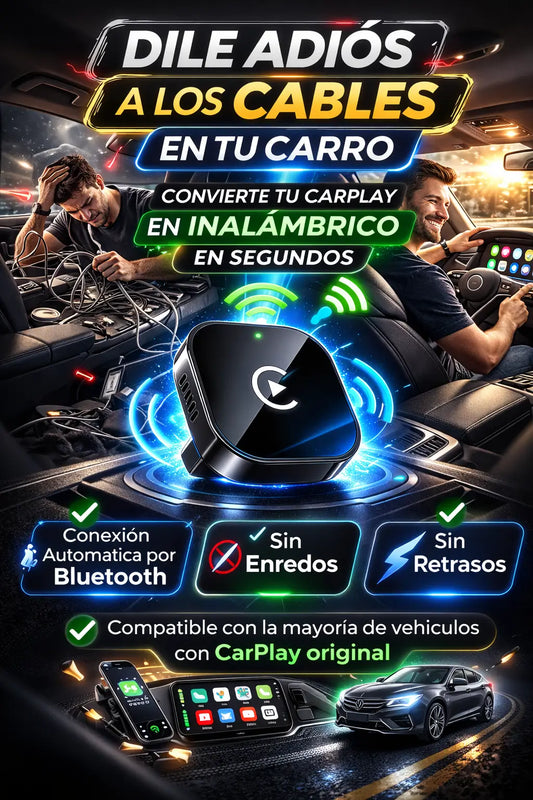 CarPlay Convierte tu carro viejo en un coche moderno en solo 30 segundos