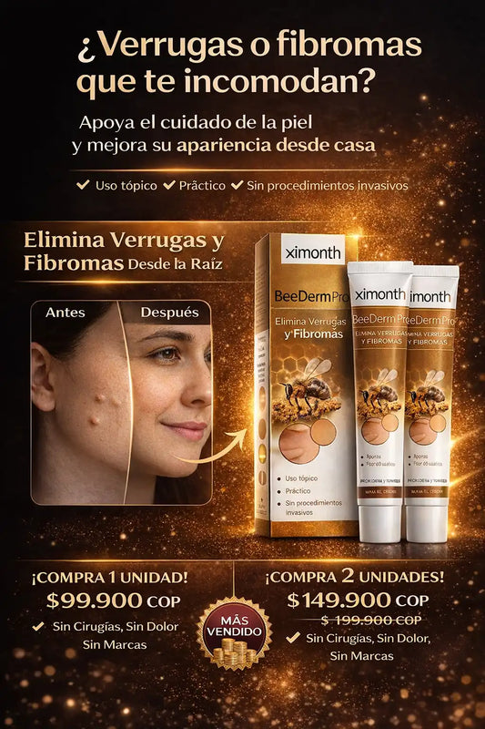 🐝 BeeDerm Pro – Elimina Verrugas y Fibromas en Solo 3 Días, Sin Cirugías ni Dolor