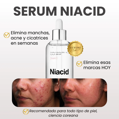 NIACID — dile adiós a las marcas de acné, cicatrices y manchas