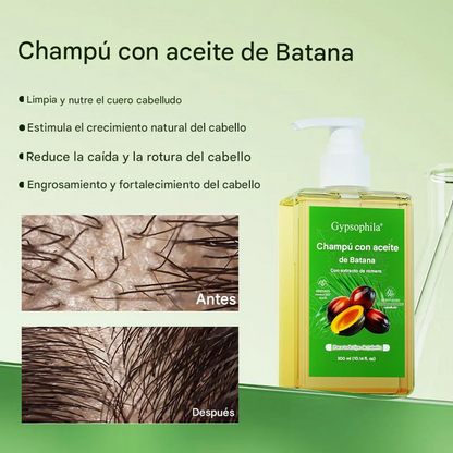 Shampoo BatanaPro™ – Para la caída del cabello y hazlo volver a crecer.