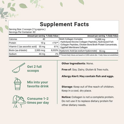 Revicol® Colageno en polvo - La formula de la juventud