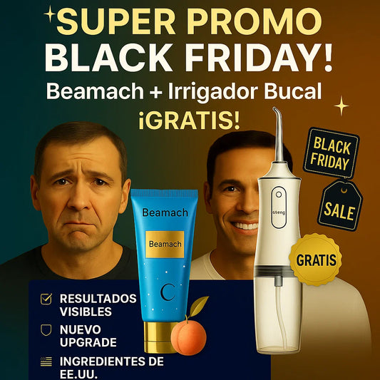 Beamach® + Irrigador Bucal Gratis Regenera tus dientes desde casa y despídete de agujeros, grietas y sensibilidad