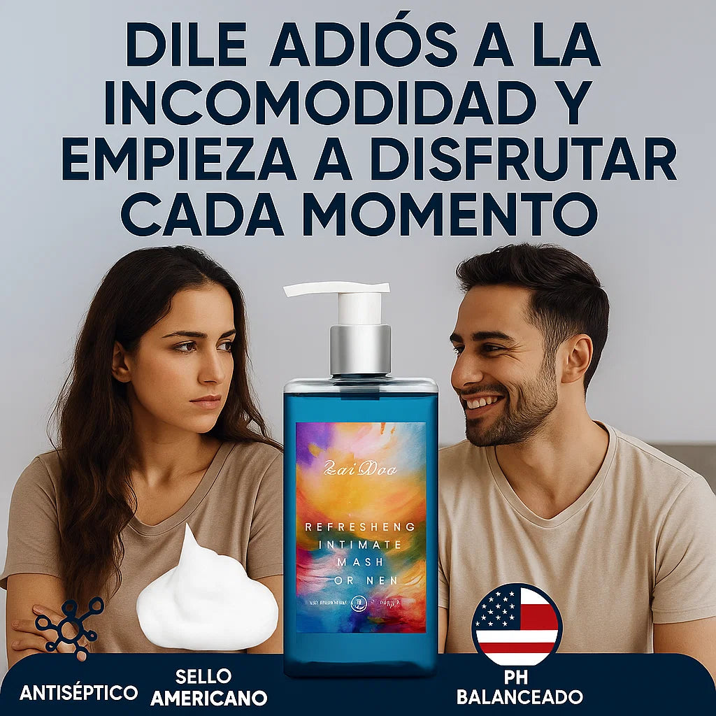 ManWash™: Elimina el mal olor, lo pegajoso y la humedad íntima desde la primera ducha