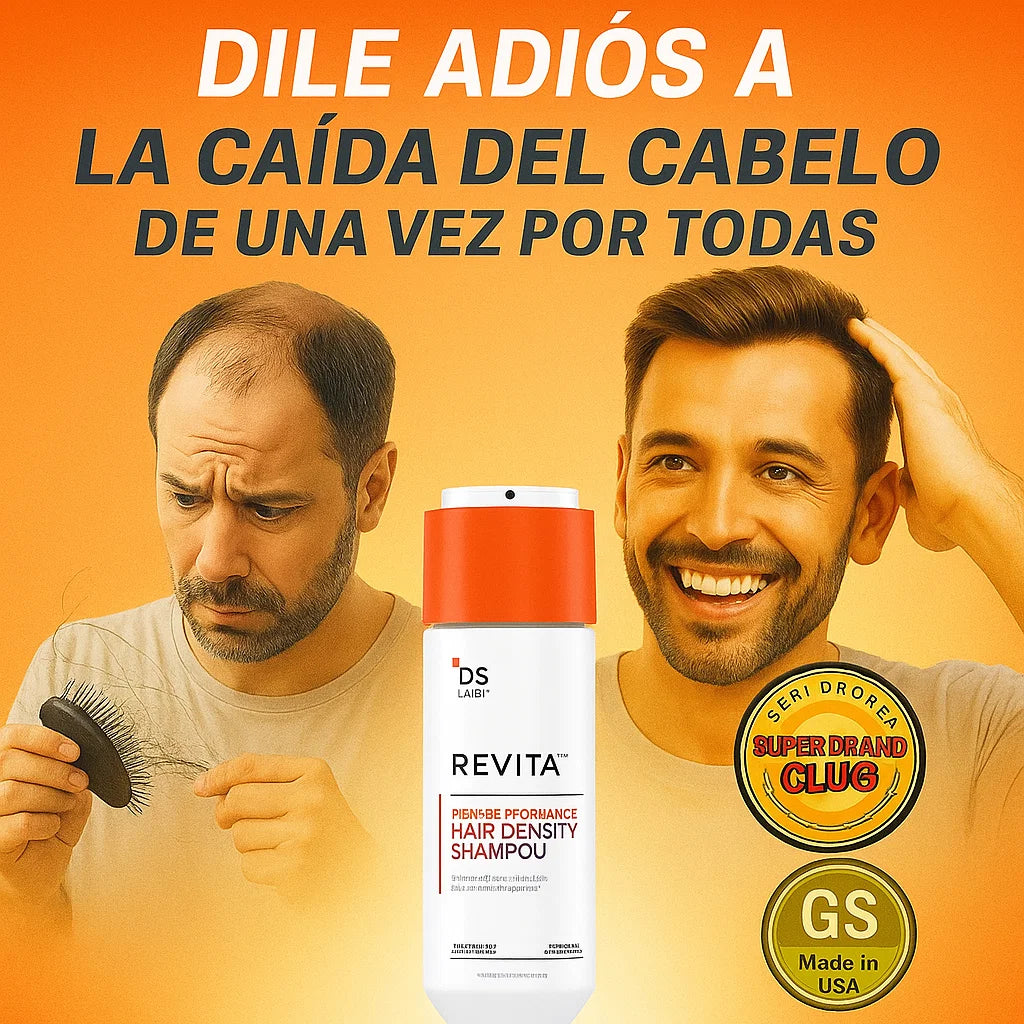 🧴 Revita™: Dile adiós a la caída del cabello y hazlo volver a crecer