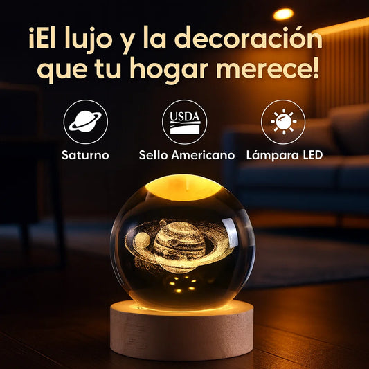 Lámpara LED Esfera de Cristal: Transformación Instantánea de tu Espacio en Lujo y Elegancia